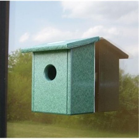 SONGBIRD ESSENTIALS Songbird Essentials SERUB78162 Recycled Plastic Window Nest View Bird House SERUB78162